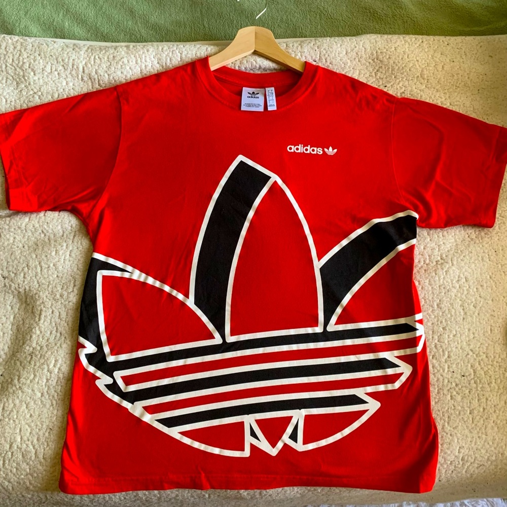 PRICE DROP‼️ MENS ADIDAS OVERSIZE SHADOW TREFOIL